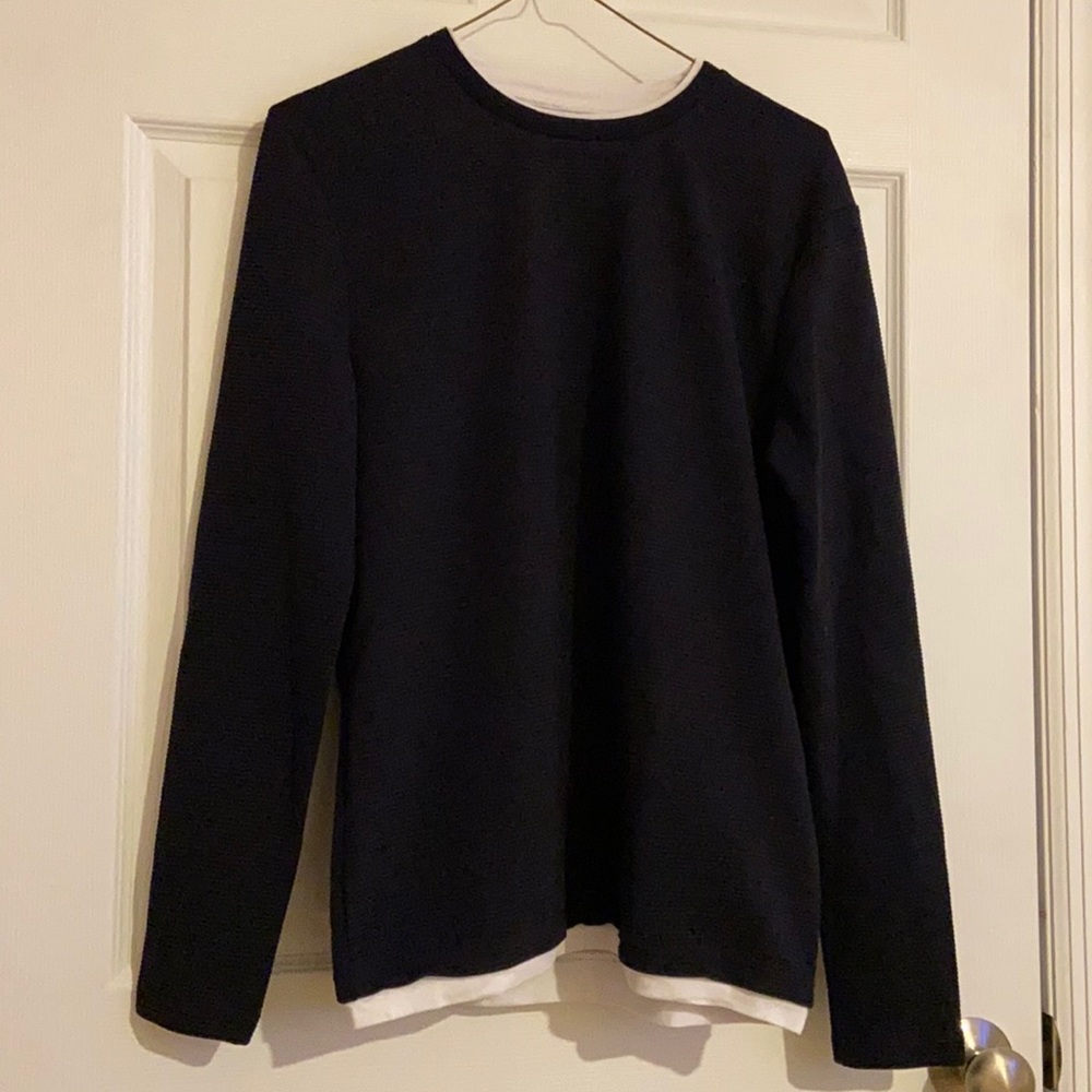 Men’s Zara ‘Doubled-Layered’ Ribbed Top